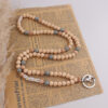 Wholesale Beaded Silicone Lanyard Necklace Silver Ball Chain Fashion Accessory