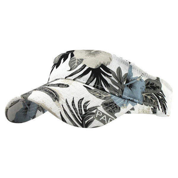 Wholesale Cotton Polyester Breathable Women's Ethnic Print Visor Cap Fashion Accessory
