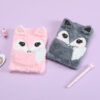 Wholesale Plush A5 Diary Notebook with Cute Rabbit Design Cartoon Student Journal