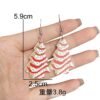 oly-6ef43e13a0ee308bc024cdd6b96151b3 Wholesale Acrylic Christmas Cartoon Earrings for Party Wear Jewelry Accessory
