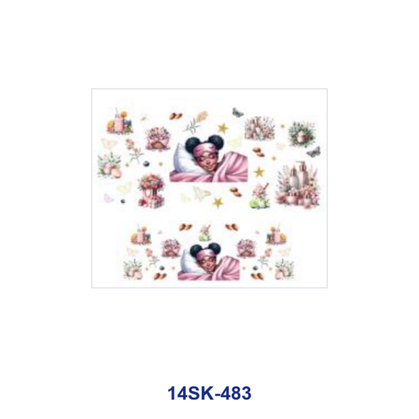 oly-6ef84df13eb9e0c96471d38cd92dd797 Wholesale 2/4/8pcs Black Girl Art UV DTF Mini Cup Keychain Stickers