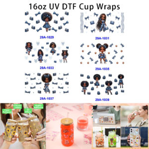 oly-6f008d2437a19c652ecd8b5dbe04dbe7 Wholesale 16oz Blue Girl Cartoon Series Cup UV DTF Wraps