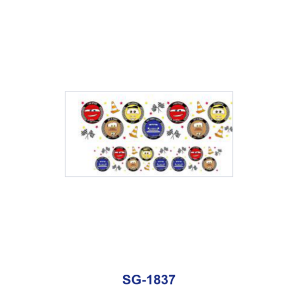 oly-6f01cba2ff9c8af1dc2c118bd50c53ca Wholesale 8pcs Cartoon Character Floral Print 3oz Cup Stickers Wrap OLY Exclusive