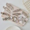 Wholesale Y2K Colorful Polka Dot Silver Metal Hair Clip Trendy Fashion Accessory for Everyday Styling