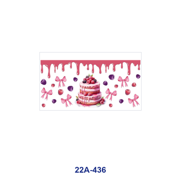 oly-6f0eb27e036e8cf5fa164915e539d404 Wholesale 5pcs Watercolor Sweet Raspberry French Macaron Cake Mixed Decor Prints 16oz Cup UV DTF Wraps