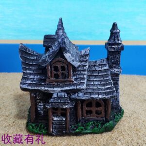 Wholesale Haunted House Resin Figurine Spooky Halloween Home Decor Accent