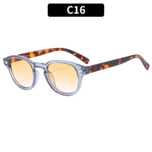 C16-Blue Bag Flower Legs/Gradient Orange