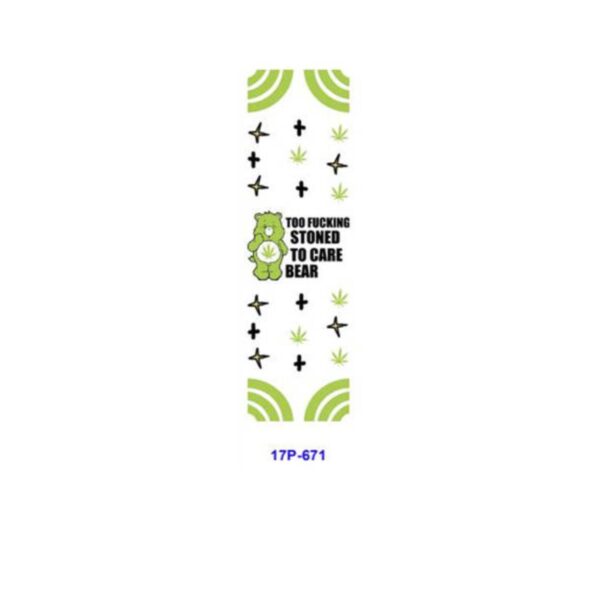 oly-6f1ce915694eb1080e9d287170bee149 Wholesale 2/8/16pcs UV DTF Stickers Funny Grumpy Bear Series Pen and Bookmark Stickers