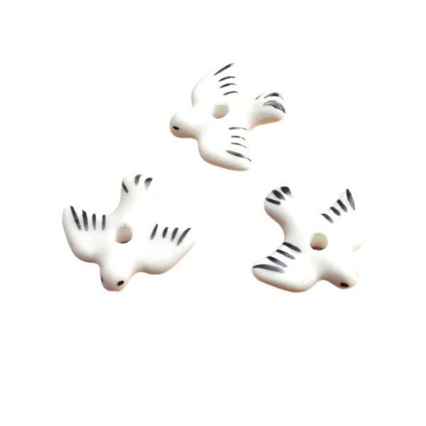 oly-6f32f2a91389b66c45bfce8618ced822 Wholesale Hand Painted Blue White Seagull Ceramic Beads Decorative DIY Accessory for Jewelry Making Gift Boutique