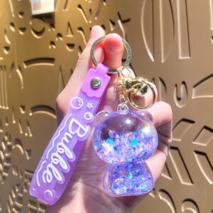 Oil Luminous Bear-Purple / Single OPP bag packaging