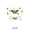 oly-6f4609d3c0ac29b092a0a3cc6d47a243 Wholesale 2/4/8pcs Butterfly Floral Mini Cup Keychain Sticker