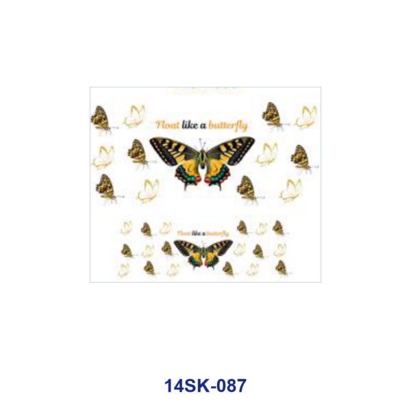 oly-6f4609d3c0ac29b092a0a3cc6d47a243 Wholesale 2/4/8pcs Butterfly Floral Mini Cup Keychain Sticker