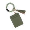 oly-6f5b3eff22a5da6e50faf1b6ed245e82 Wholesale PU Tassel Keychain with Leopard Print Silicone Beads Stylish Accessory