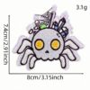 oly-6f72cc5a44f4e7ed52035a7e47009b64 Wholesale Halloween Cartoon Skull Embroidery Patch Iron-On Polyester Sticker Boutique Resale
