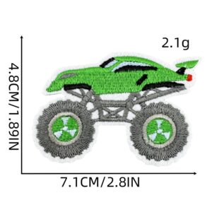 Cartoon car cloth sticker 3#