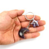 Wholesale Star and Moon Amethyst Keychain Pendant Bag Charm Fashion Accessory