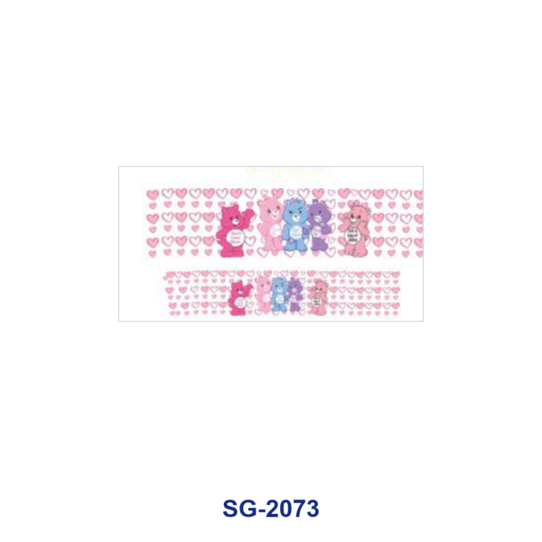 oly-6f7f291f37b9e4874e8a38855e045113 Wholesale 8pcs Mixed Cute Rainbow Cartoon Bear Print 3oz Cup Stickers Wrap OLY Exclusive
