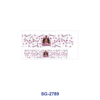 Wholesale 8pcs Zodiac Pink Cartoon Girl Print 3oz Cup Stickers Wrap