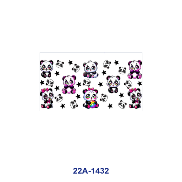 oly-6fa5717d8459102ff0346d7157c7ebb2 Wholesale 5pcs Vibrant Rainbow Tie Dye Cute Cartoon Koala Owl Penguin Panda Leopard Bow Flower Star Mixed Decor Prints 16oz Cup UV DTF Wraps