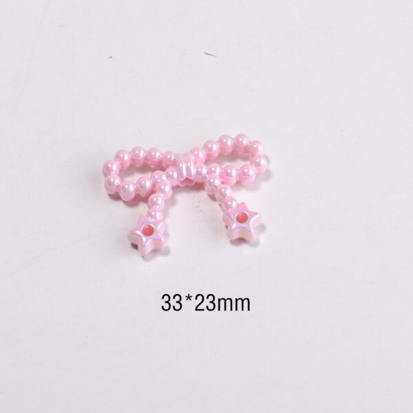 oly-6fb08d59d8cfe043b2143e2904a3162c Wholesale Colorful Bow Design Acrylic Loose Beads UV Coated for DIY Phone Chain Bag Charm Boutique Resale