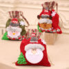 oly-6fb3df069cda4dea1f17775303fa754a Wholesale Santa Claus Plaid Flannel Christmas Gift Bag for Candy Apples Holiday Decor