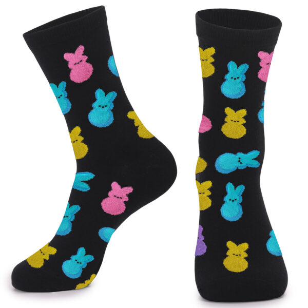 oly-6fc33555f979df2b11de65cad93f209d Wholesale Cotton Women's Cartoon Rabbit Pattern Socks Winter Party Gift