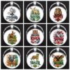 Wholesale Metal Keychain Flag Design Gift for Football Fans