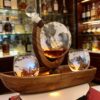 oly-6fda5585b5569347e0bbebb9e9304a4a Wholesale High Borosilicate Glass Rotating Globe Weather Bottle Home Decor Resale