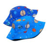 Wholesale Planet Pattern Fisherman Hat Double Sided Sun Hat for Women Fashion Accessory
