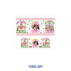 Wholesale 8pcs Christmas Holiday Cartoon Mini Cup Keychain Sticker