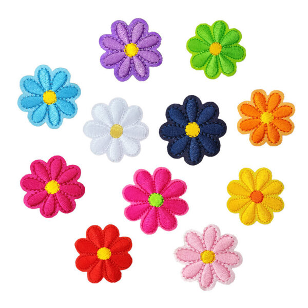Wholesale Butterfly & Floral Embroidery Patches 36 Pcs Decorative Iron-On for Clothing DIY Accessory Gift