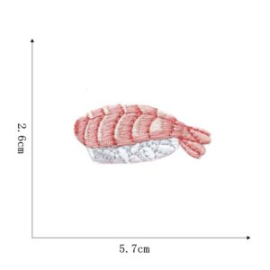 Shrimp rice ball cloth sticker-12#
