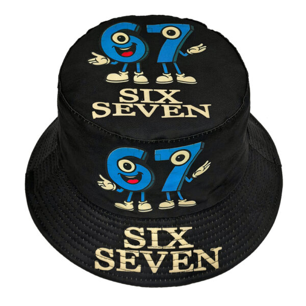 Wholesale Double Sided Cartoon Printed Bucket Hat Men Casual Summer Outdoor Sun Hat