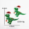 oly-705cbc1eaf6d49c7c46f6a61bef8b985 Wholesale Acrylic Christmas Cartoon Earrings for Party Wear Jewelry Accessory
