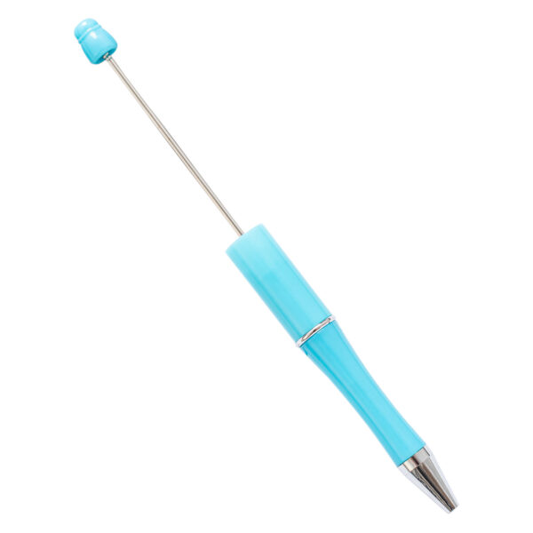 oly-7075af9e415fd22a0f56660f4cfdcafe Wholesale Decorative Plastic Bead Pen Rotating Office Pen with Pink Refill Cute Student Stationery Resale