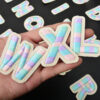 oly-709a69bed4ec46a3dba2b045f05b332e Wholesale 3D Rainbow Embroidered Letter Patches Self-Adhesive DIY Decorative Accent for Coats Bags Shoes and Accessories Resale