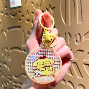 Oil Sanrio round plate-pudding dog / Single OPP bag packaging