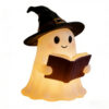 Wholesale Halloween Ghost Reading Book Night Light Resin Home Decor Party Gift