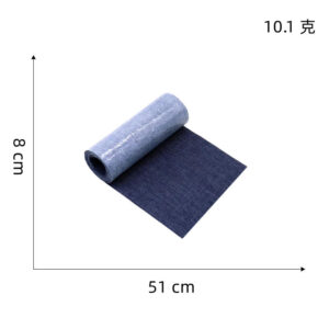 Navy Blue Hot Melt Adhesive denim strip cloth stickers 3#