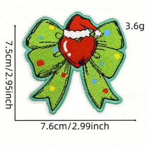 Green christmas cloth sticker 7 #