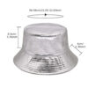 oly-70db04851841b5df117e862a93b3e6b2 Wholesale Stylish Reversible Bucket Hat Double Sided Gold Silver Design for Outdoor Party and Everyday Fashion Accessory