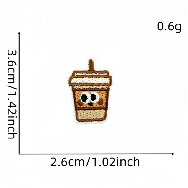 oly-70e639bfa621009440c503eba6bfec14 Wholesale Polyester Cartoon Food Embroidery Patches Stylish DIY Accessory for Clothing Decor