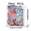 oly-70f2b4bd2449bbedd1104a73509d2ece Wholesale Embroidered Letter Patches with American Flag Design Polyester Thread Casual Decorative Accessory