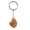 Wholesale Irregular Natural Stone Keychain Pendant Red Agate Crystal Bag Charm Car Key Accessory Gift