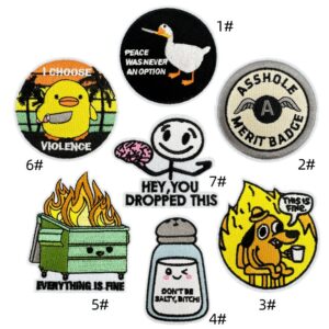 Fun terrier cloth sticker combination 7 Pack