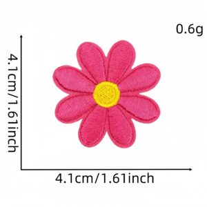 Rose red medium cloth patch 1 #