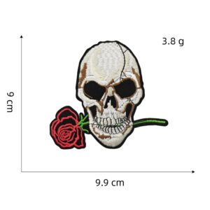 Skull cloth stickers 7#