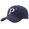 Wholesale Korean Style Letter P Baseball Cap Black Sun Hat for Everyday Wear