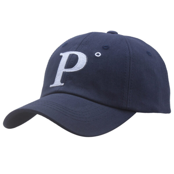 Wholesale Korean Style Letter P Baseball Cap Black Sun Hat for Everyday Wear