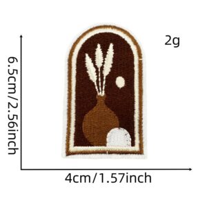 Solid color bohemian cloth patch 4#